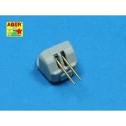 12 pcs 100mm barrels for French ships, 1/350 - Aber Models RE-350 L41