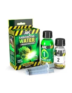 RESIN RADIOACTIVE WATER COMPONENTS EPOXY RESIN 180 ML - AK Interact...