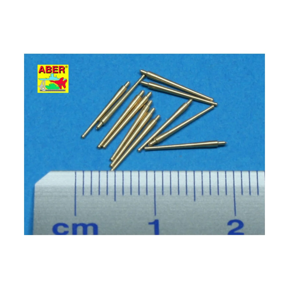 12 pcs 100mm barrels for French ships, 1/350 - Aber Models RE-350 L41