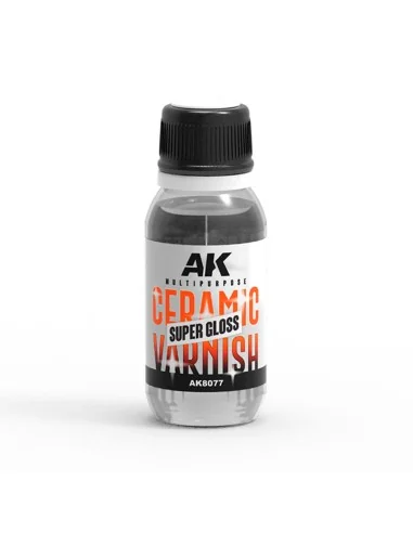 MULTIPURPOSE CERAMIC VARNISH (SUPER GLOSS) 60ml - AK Interactive AK...