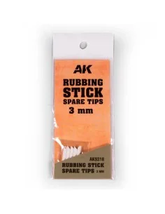 [NO_DESC] RUBBING STICK SPARE TIPS 3 MM - AK Interactive AK9318