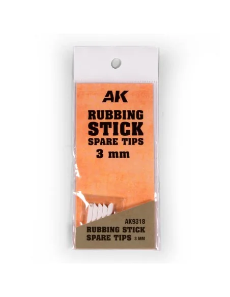 RUBBING STICK SPARE TIPS 3 MM - AK Interactive AK9318