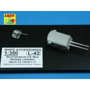 Barrels for Saratoga, 1/350 - Aber Models RE-350 L42