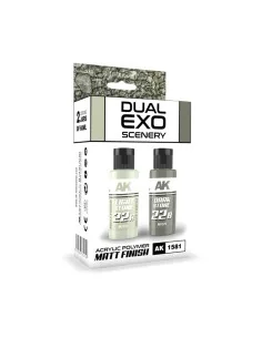 LIGHT STONE & DARK STONE DUAL EXO Set 22 - AK Interactive AK1581