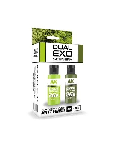 LIGHT VEGETATION & DARK VEGETATION DUAL EXO Set 26 - AK Interactive...