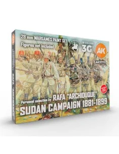 SUDAN CAMPAIGN 1881-1899 - SIGNATURE SET BY RAFA ARCHIDUQUE - AK In...
