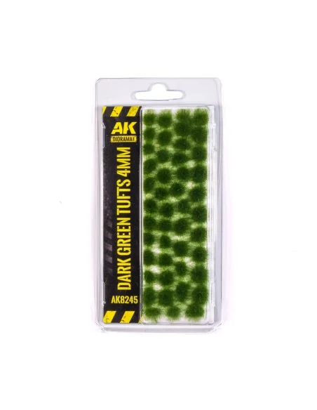 DARK GREEN TUFTS 4MM - AK Interactive AK8245