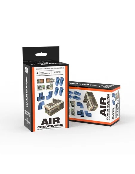 [NO_DESC] AIR CONDITIONING SET WARGAME (RESIN 30-35MM) - AK Interac...