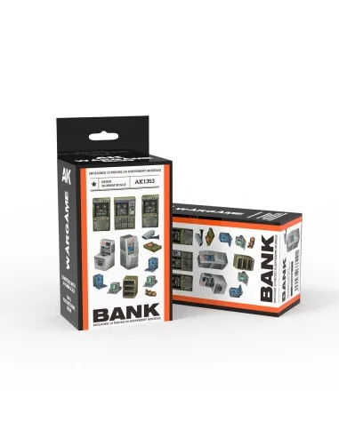 BANK SET WARGAME (RESIN 30-35MM) - AK Interactive AK1353