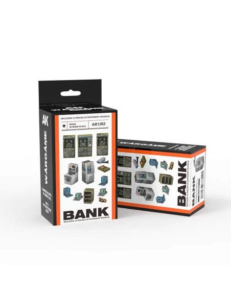 BANK SET WARGAME (RESIN 30-35MM) - AK Interactive AK1353