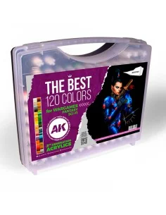 3G PLASTIC BRIEFCASE 120 WARGAME COLORS - AK Interactive AK11707