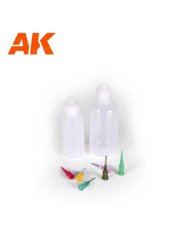 PRECISION DISPENSERS (6cannulas & 2 bottles) - AK Interactive AK9328