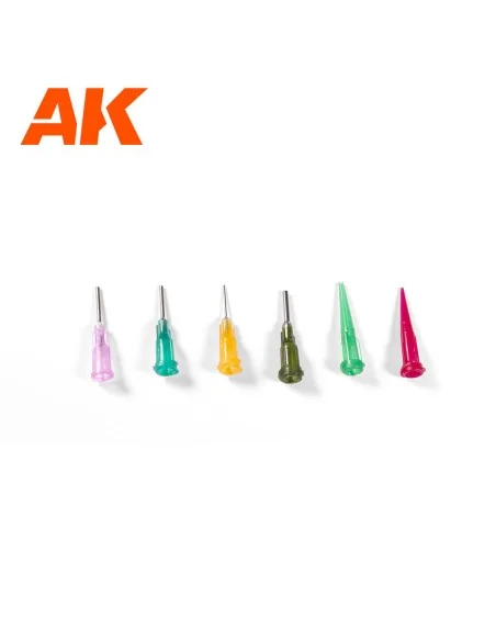 PRECISION DISPENSERS (6cannulas & 2 bottles) - AK Interactive AK9328
