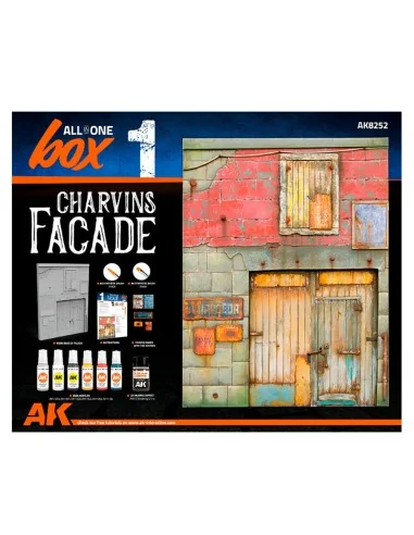 ALL IN ONE SET -BOX 1-CHARVINS FACADE - AK Interactive AK8252