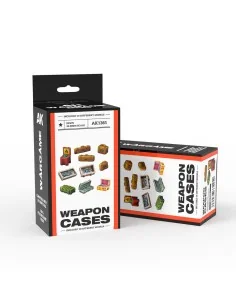 WEAPON CASES SCENOGRAPHY WARGAME SET (30-35MM) - AK Interactive AK1361