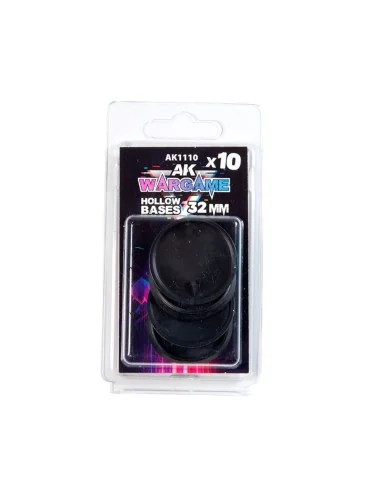 HOLLOW BASE 32mm - 10 units - AK Interactive AK1110