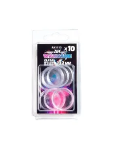 CLEAR HOLLOW BASE 32mm - 10 units - AK Interactive AK1113