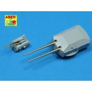 Set of Barrels for Prinz Eugen, 1/350 - Aber Models RE-350 L45 Set of Barrels for Prinz Eugen, 1/350 - Aber Models RE-350 L45