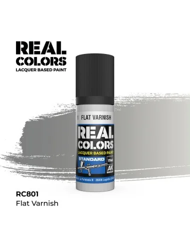 Real Colors: Flat Varnish 17 ml. - AK Interactive RC801