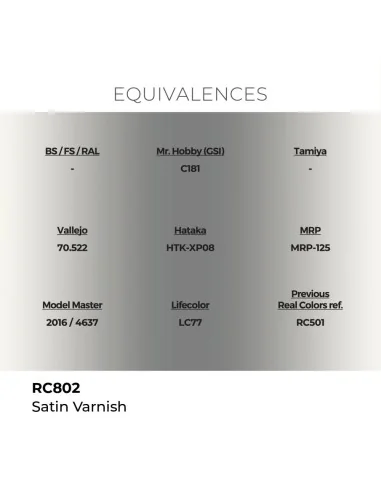 Real Colors: Satin Varnish 17 ml. - AK Interactive RC802