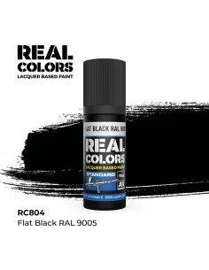 Real Colors: Flat Black RAL 9005 17 ml. - AK Interactive RC804