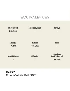 Real Colors: Cream White RAL 9001 17 ml. - AK Interactive RC807 2