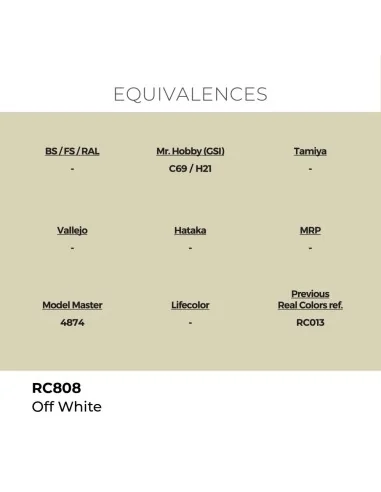 Real Colors: Off White 17 ml. - AK Interactive RC808