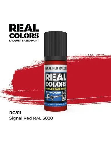 Real Colors: Signal Red RAL 3020 17 ml. - AK Interactive RC811