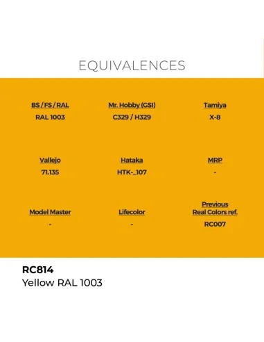 Real Colors: Yellow RAL 1003 17 ml. - AK Interactive RC814