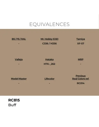 [NO_DESC] Real Colors: Buff 17 ml. - AK Interactive RC815