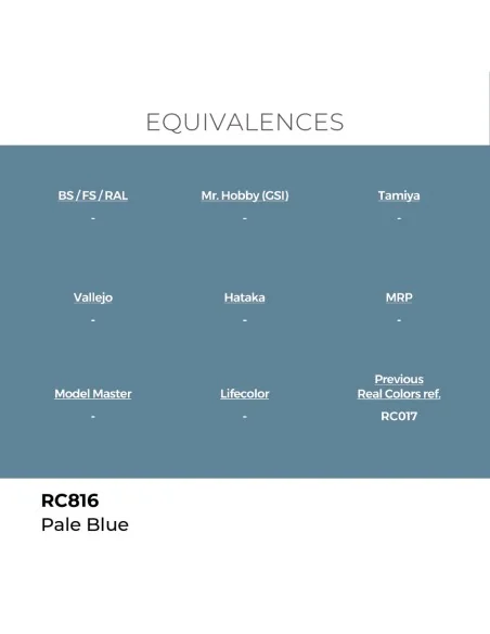 [NO_DESC] Real Colors: Pale Blue 17 ml. - AK Interactive RC816