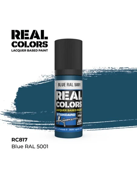 Real Colors: Blue RAL 5001 17 ml. - AK Interactive RC817