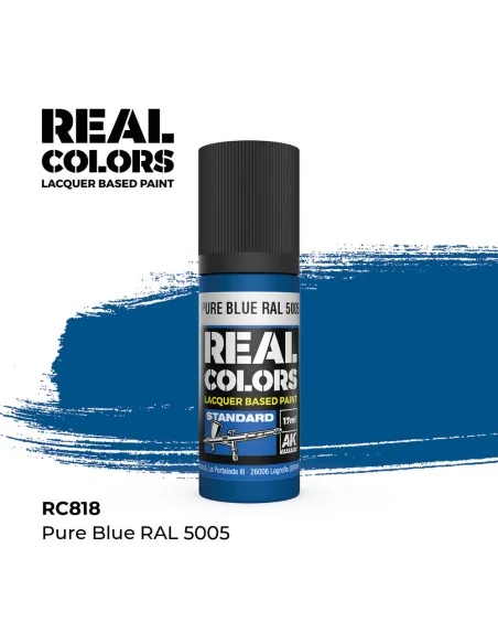 Real Colors: Pure Blue RAL 5005 17 ml. - AK Interactive RC818