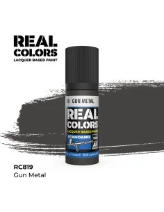 Real Colors: Gun Metal 17 ml. - AK Interactive RC819
