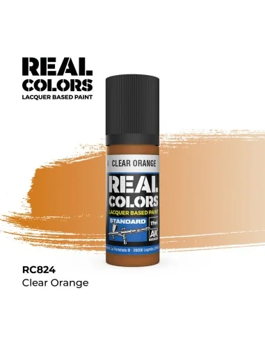 Real Colors: Clear Orange 17 ml. - AK Interactive RC824
