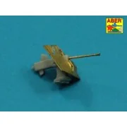 6 pcs 4 cm Flak 28 barrels with shields, 1/350 - Aber Models RE-350... 6 pcs 4 cm Flak 28 barrels with shields, 1/350 - Aber Models RE-350...