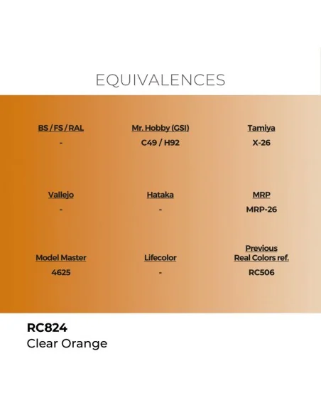 Real Colors: Clear Orange 17 ml. - AK Interactive RC824