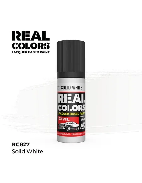 Real Colors: Solid White 17 ml. - AK Interactive RC827