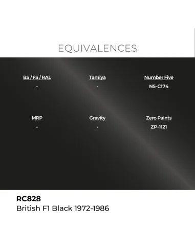Real Colors: British F1 Black 1972-1986 17 ml. - AK Interactive RC828
