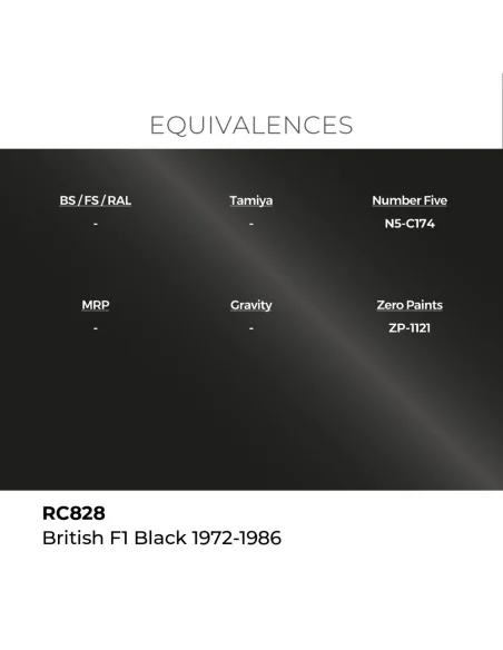 Real Colors: British F1 Black 1972-1986 17 ml. - AK Interactive RC828