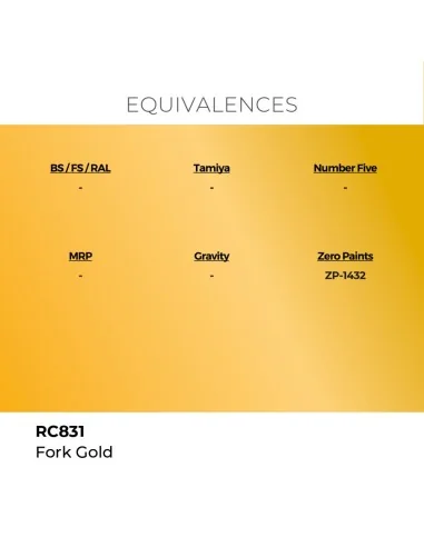 Real Colors: Fork Gold 17 ml. - AK Interactive RC831