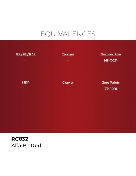 Real Colors: Alfa BT Red 17 ml. - AK Interactive RC832