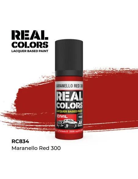 Real Colors: Maranello Red 300 17 ml. - AK Interactive RC834
