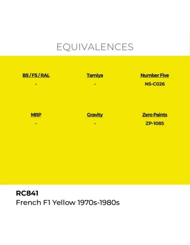 Real Colors: French F1 Yellow 1970s-1980s 17ml. - AK Interactive RC841