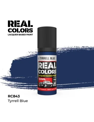 Real Colors: Tyrrell Blue 17 ml. - AK Interactive RC843