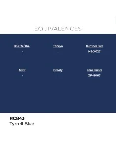 Real Colors: Tyrrell Blue 17 ml. - AK Interactive RC843 2