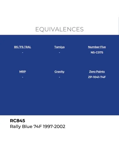 Real Colors: Rally Blue 74F 1997-2002 17 ml. - AK Interactive RC845