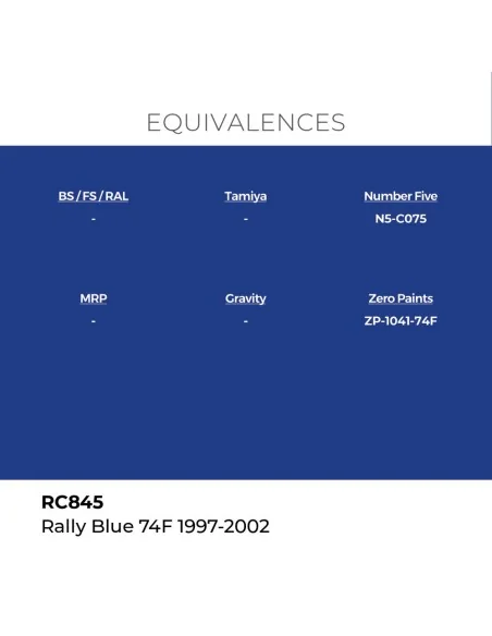 Real Colors: Rally Blue 74F 1997-2002 17 ml. - AK Interactive RC845