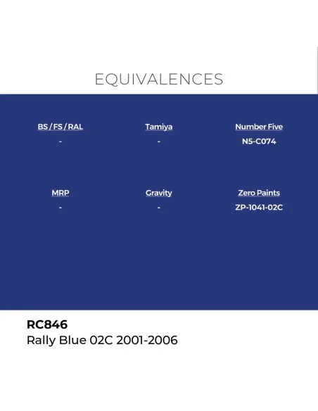 Real Colors: Rally Blue 02C 2001-2006 17ml. - AK Interactive RC846