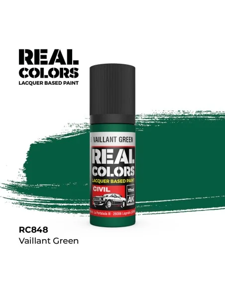 Real Colors: Vaillant Green 17 ml. - AK Interactive RC848